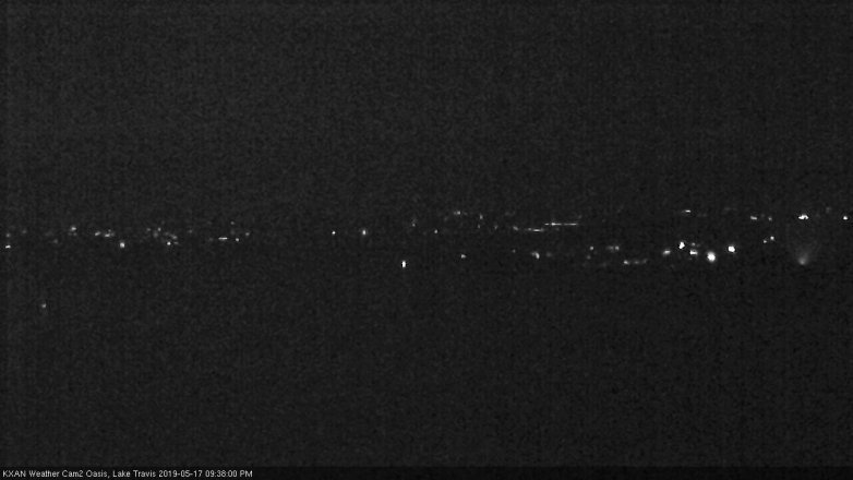 Lake Travis webcam, May 17, 2019 8:40 PM CT