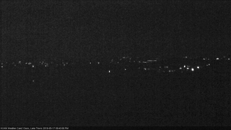 Lake Travis webcam, May 17, 2019 8:45 PM CT