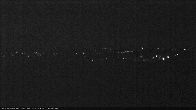 Lake Travis webcam, May 17, 2019 9:20 PM CT