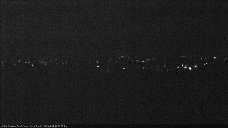 Lake Travis webcam, May 17, 2019 9:25 PM CT