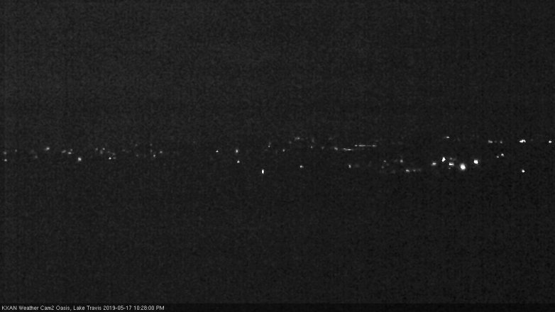 Lake Travis webcam, May 17, 2019 9:30 PM CT