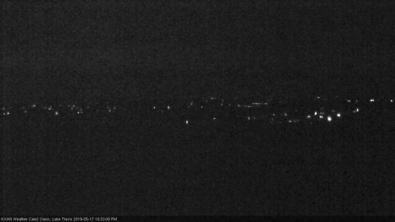 Lake Travis webcam, May 17, 2019 9:35 PM CT