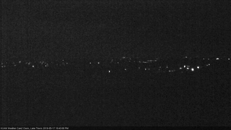 Lake Travis webcam, May 17, 2019 9:45 PM CT
