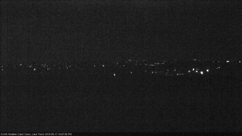 Lake Travis webcam, May 17, 2019 9:50 PM CT