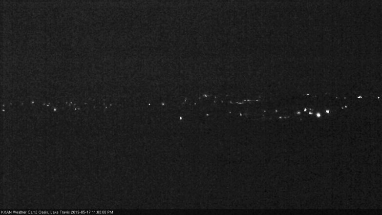 Lake Travis webcam, May 17, 2019 10:05 PM CT