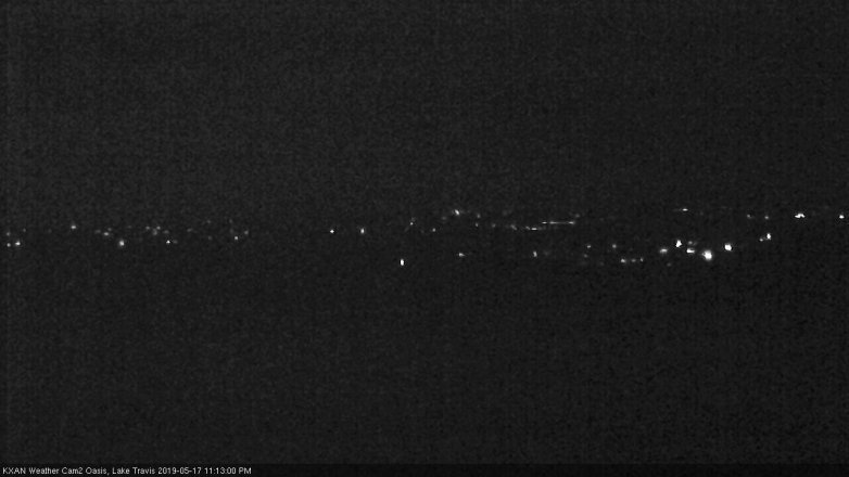 Lake Travis webcam, May 17, 2019 10:15 PM CT
