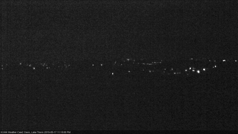 Lake Travis webcam, May 17, 2019 10:20 PM CT