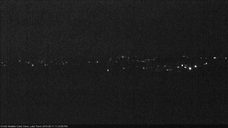 Lake Travis webcam, May 17, 2019 10:25 PM CT