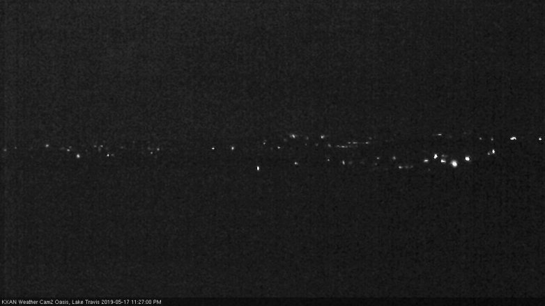 Lake Travis webcam, May 17, 2019 10:30 PM CT