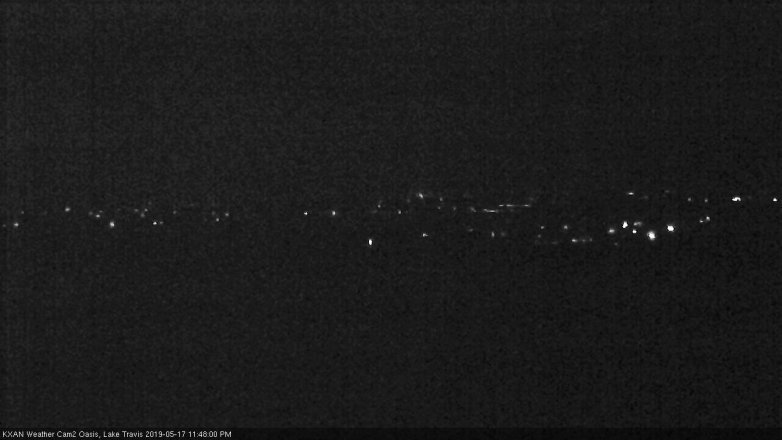 Lake Travis webcam, May 17, 2019 10:50 PM CT