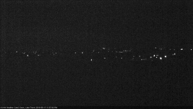 Lake Travis webcam, May 17, 2019 11:00 PM CT