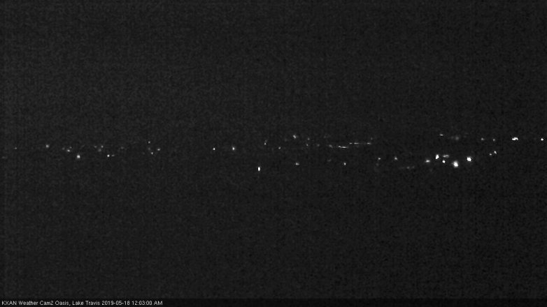 Lake Travis webcam, May 17, 2019 11:05 PM CT