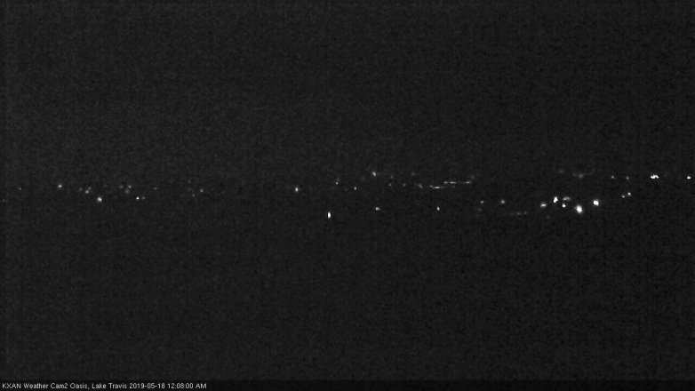 Lake Travis webcam, May 17, 2019 11:10 PM CT