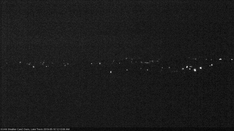 Lake Travis webcam, May 17, 2019 11:15 PM CT