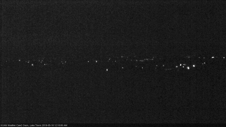 Lake Travis webcam, May 17, 2019 11:20 PM CT