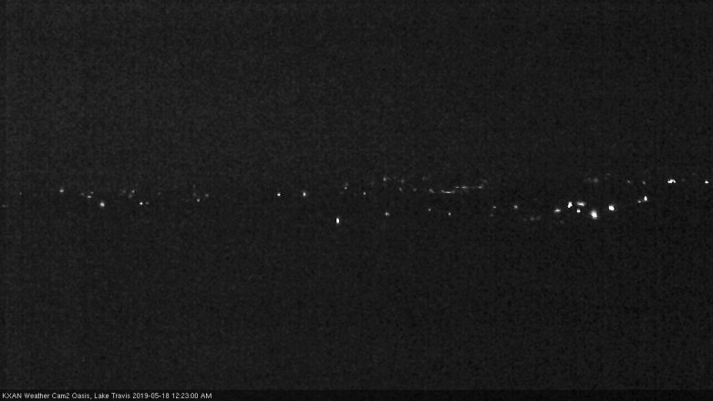 Lake Travis webcam, May 17, 2019 11:25 PM CT