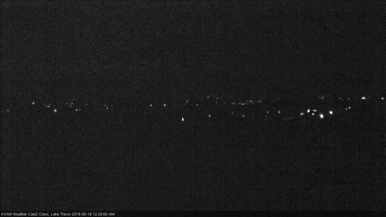 Lake Travis webcam, May 17, 2019 11:30 PM CT
