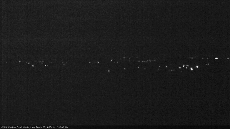 Lake Travis webcam, May 17, 2019 11:35 PM CT