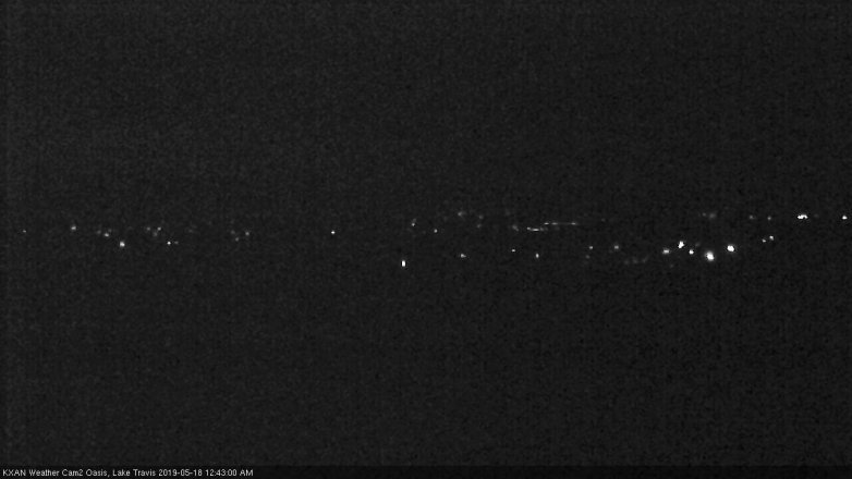 Lake Travis webcam, May 17, 2019 11:45 PM CT