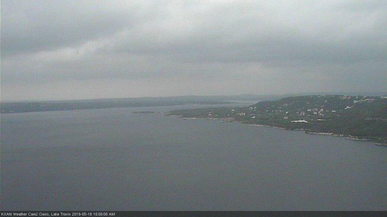 Lake Travis webcam, May 18, 2019 9:10 AM CT