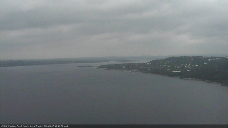 Lake Travis webcam, May 18, 2019 9:20 AM CT