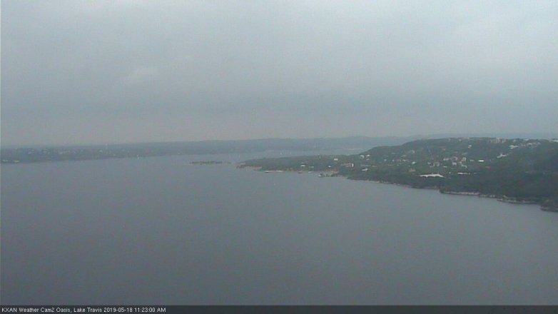 Lake Travis webcam, May 18, 2019 10:25 AM CT