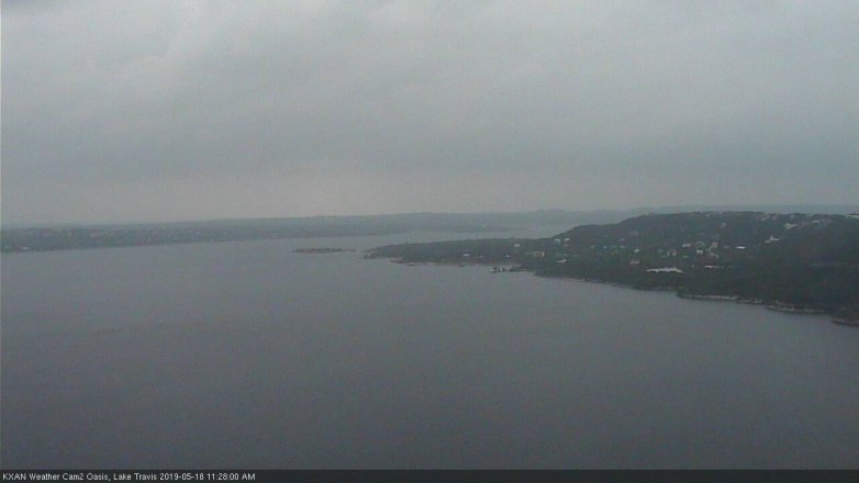 Lake Travis webcam, May 18, 2019 10:30 AM CT