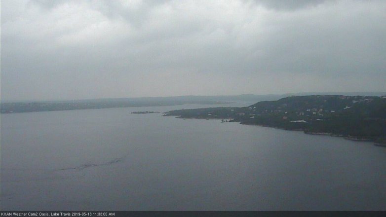 Lake Travis webcam, May 18, 2019 10:35 AM CT