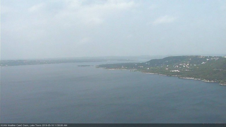 Lake Travis webcam, May 18, 2019 11:00 AM CT