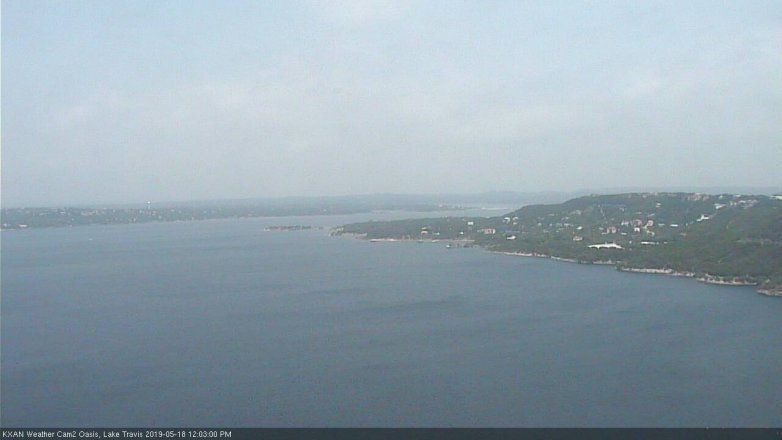 Lake Travis webcam, May 18, 2019 11:05 AM CT