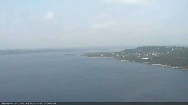 Lake Travis webcam, May 18, 2019 11:10 AM CT