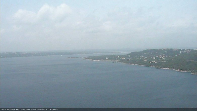 Lake Travis webcam, May 18, 2019 11:15 AM CT