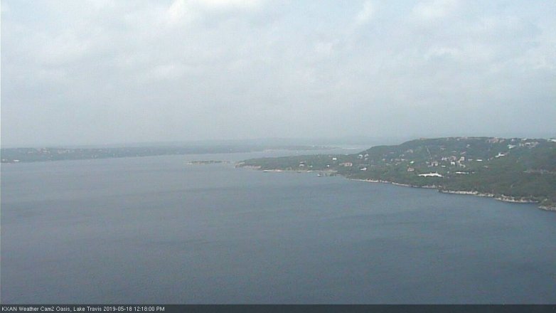 Lake Travis webcam, May 18, 2019 11:20 AM CT