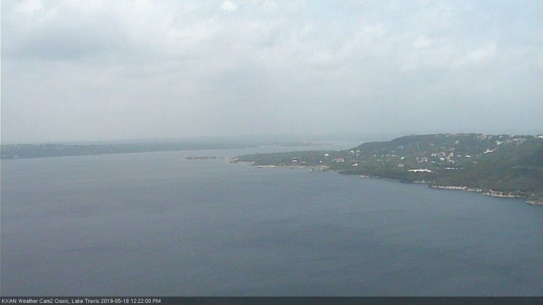 Lake Travis webcam, May 18, 2019 11:25 AM CT