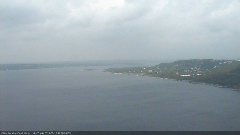 Lake Travis webcam, May 18, 2019 11:30 AM CT