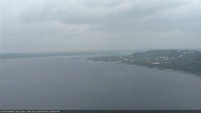 Lake Travis webcam, May 18, 2019 11:50 AM CT