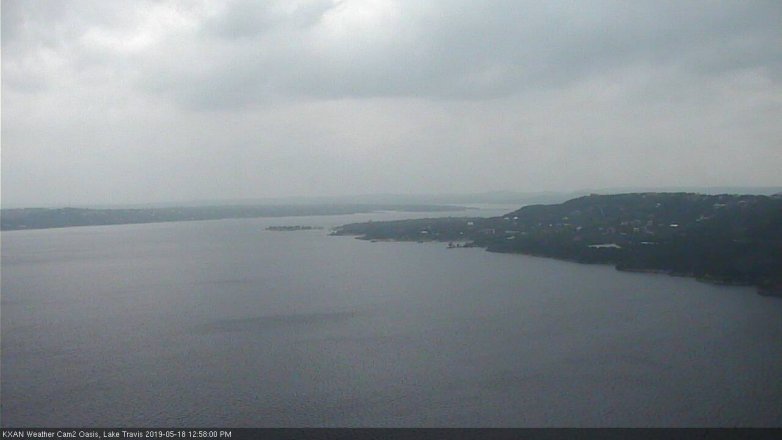 Lake Travis webcam, May 18, 2019 12:00 PM CT