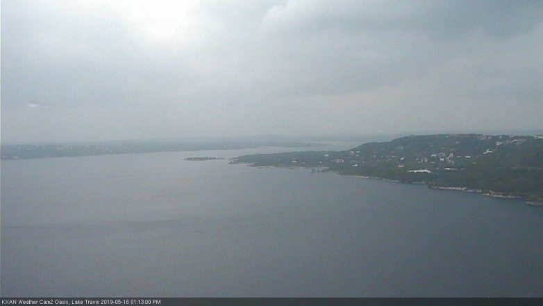 Lake Travis webcam, May 18, 2019 12:15 PM CT