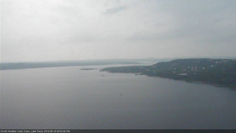Lake Travis webcam, May 18, 2019 3:55 PM CT
