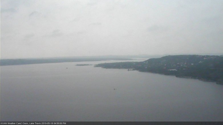 Lake Travis webcam, May 18, 2019 4:00 PM CT