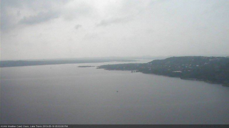 Lake Travis webcam, May 18, 2019 4:05 PM CT
