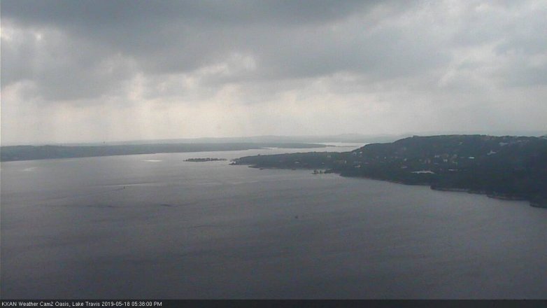 Lake Travis webcam, May 18, 2019 4:40 PM CT
