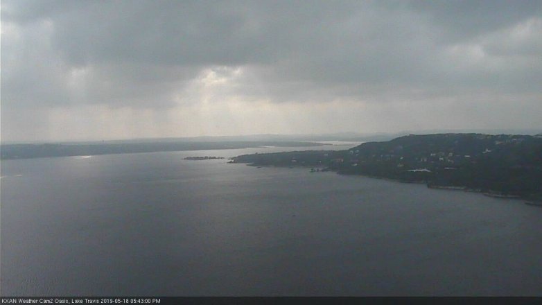Lake Travis webcam, May 18, 2019 4:45 PM CT
