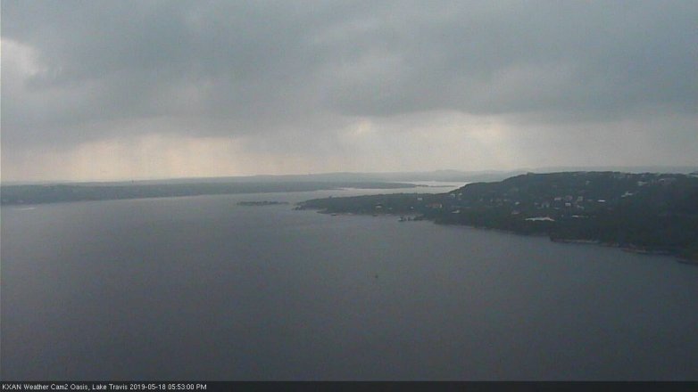 Lake Travis webcam, May 18, 2019 4:55 PM CT