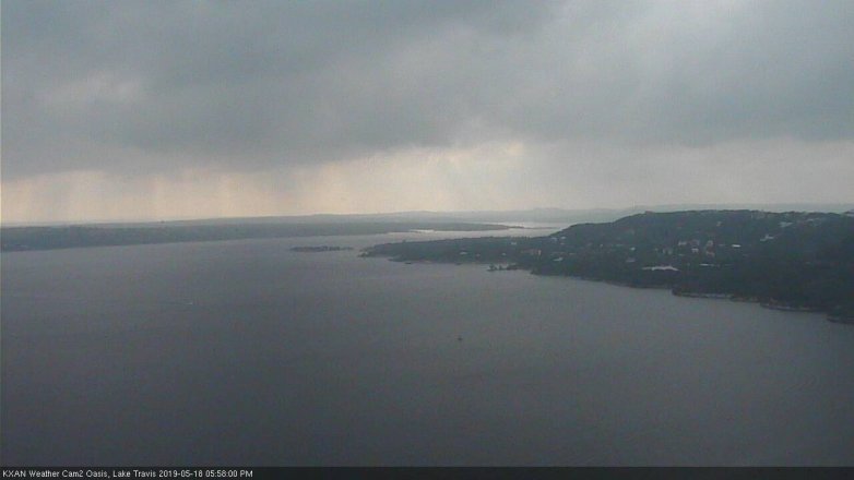 Lake Travis webcam, May 18, 2019 5:00 PM CT