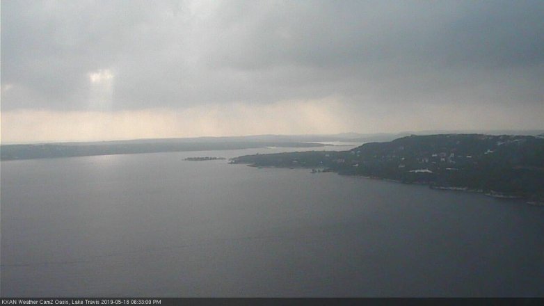 Lake Travis webcam, May 18, 2019 5:35 PM CT