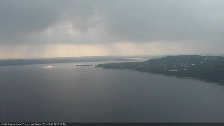 Lake Travis webcam, May 18, 2019 5:40 PM CT