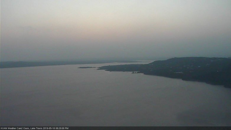 Lake Travis webcam, May 18, 2019 7:30 PM CT