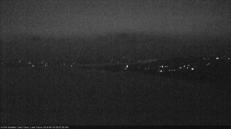 Lake Travis webcam, May 18, 2019 8:10 PM CT