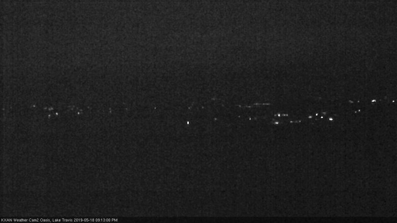 Lake Travis webcam, May 18, 2019 8:15 PM CT